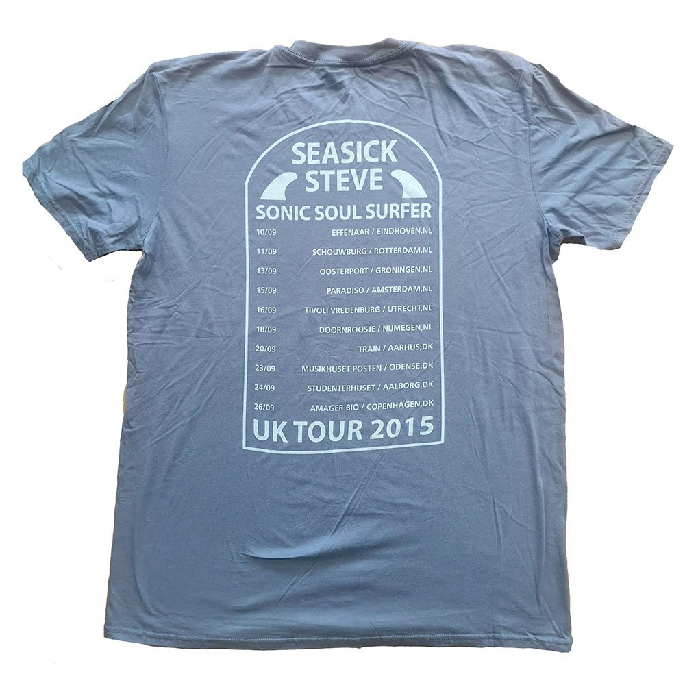 Seasick Steve - Sonic Soul Surfer Heren Tshirt - Blauw
